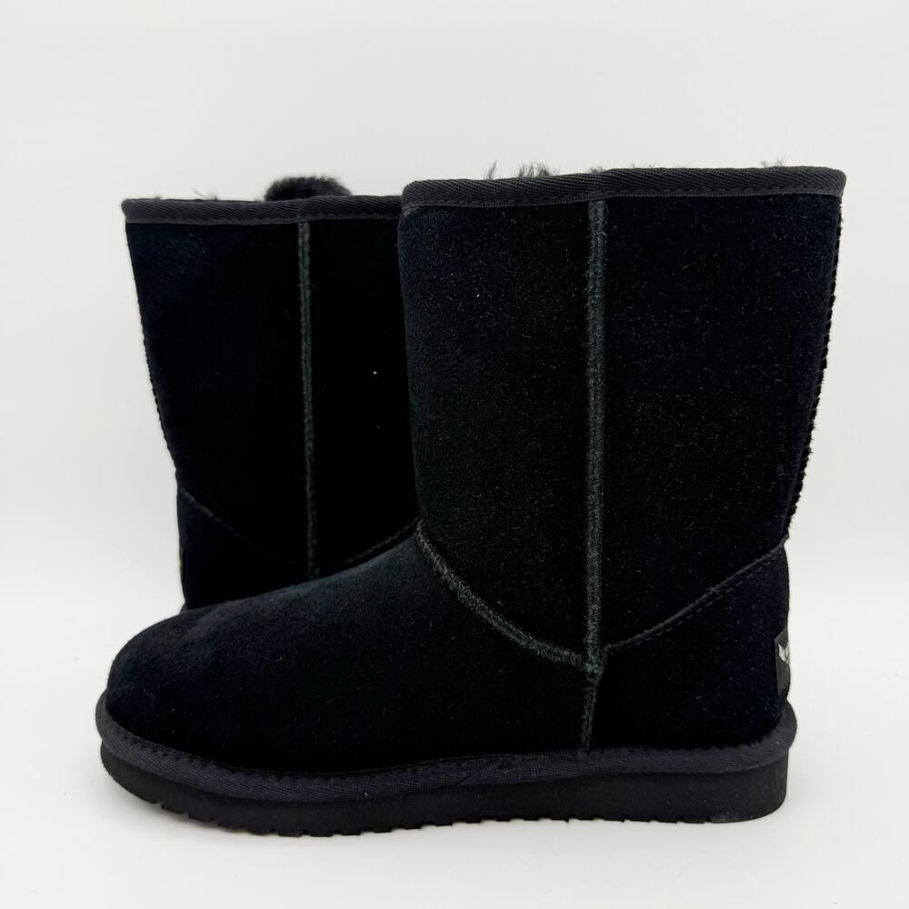 Koolaburra by UGG Womens Victoria Short Winter Boots US 5 EU 36 Black Suede NIB - Picture 6 of 11